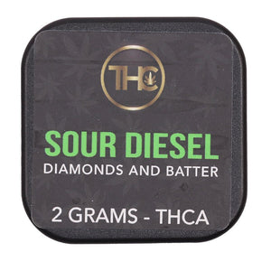 Sour Diesel Diamonds and Batter THCa 2g - sold by Green Treez Company