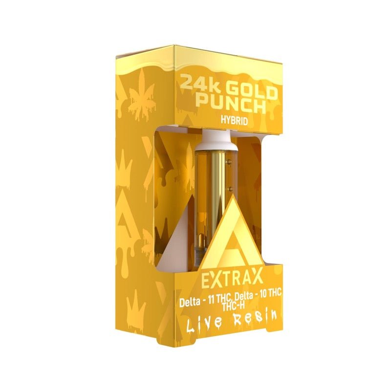 Delta Extrax 24k Gold Cartridge | 2 grams | Delta 11 Delta 10 THCh Green Treez Company Delta Extrax 24k Gold Cartridge | 2 grams | Delta 11 Delta 10 THCh Green Treez Company