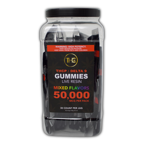 Delta 9 THCp Gummies 25mg each 2pk/30ct Jar