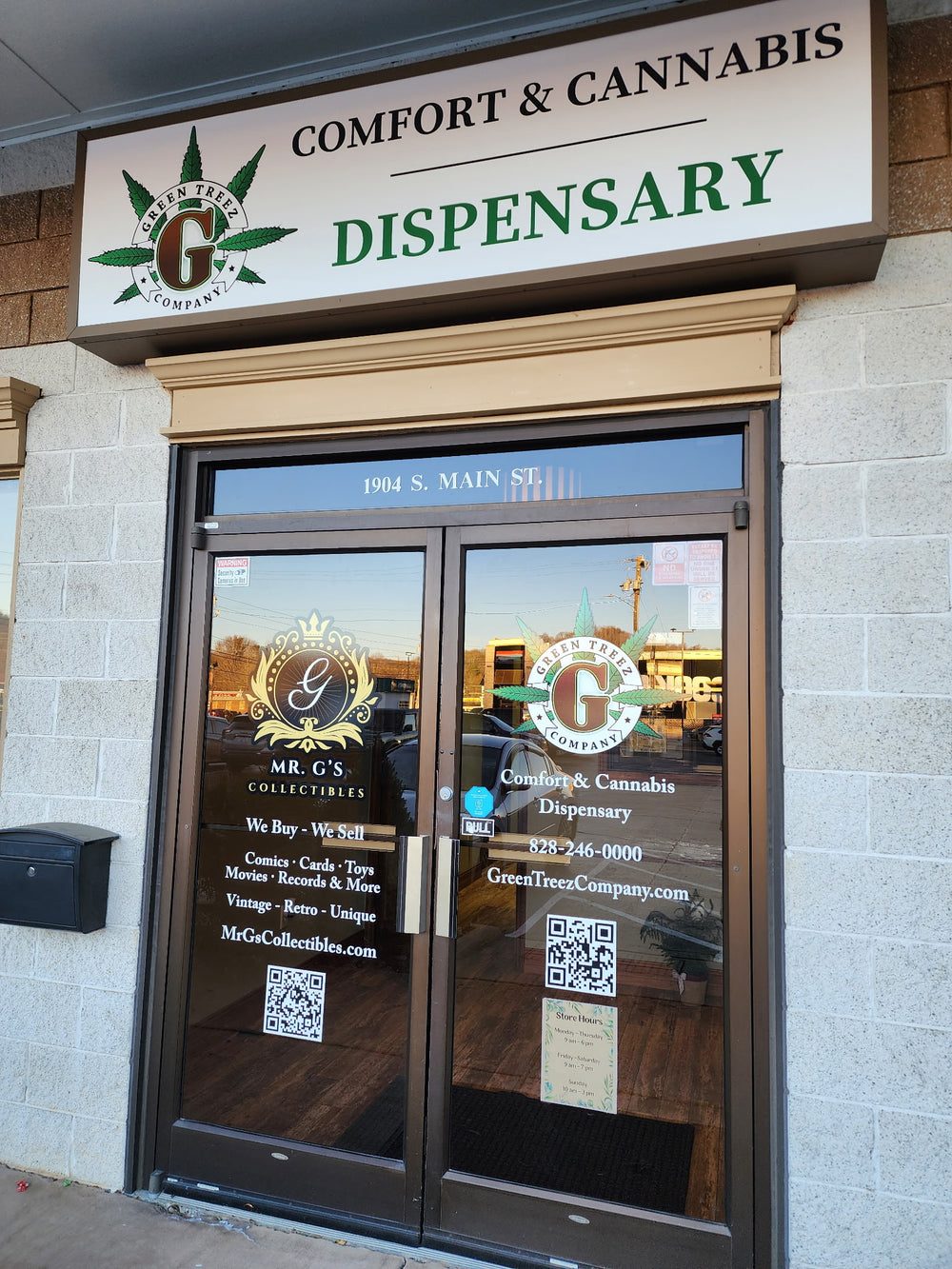 Shop Green Treez Company Dispensary Locations Tennessee North Carolina