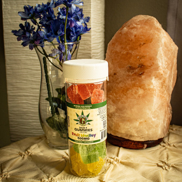 Wholesale Live Resin THC Gummies 500mg 20ct Jars All Strains