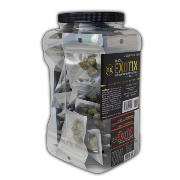 Lemon Bars, Cheetah Piss, Pie Face Exotix THCa Flower 50g Jar