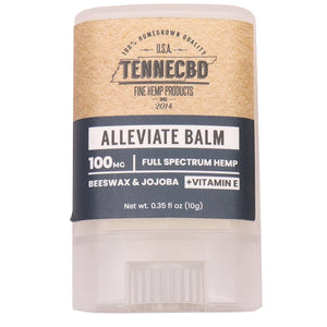 Alleviate Balm 100mg Full Spectrum CBD - sold by Green Treez Company