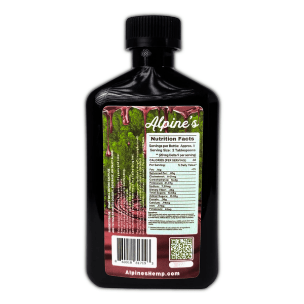 Alpine Chocolate Syrup 200mg Delta 9 - sold by Green Treez Company
