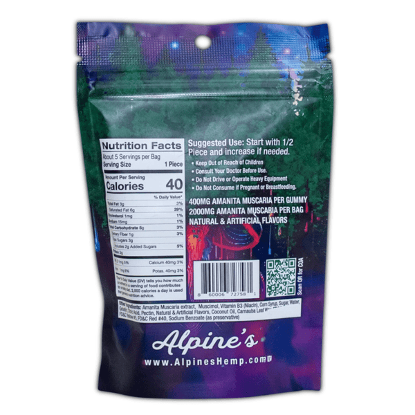 Alpine Shroom Gummy 2000mg 5ct - sold by Green Treez Company