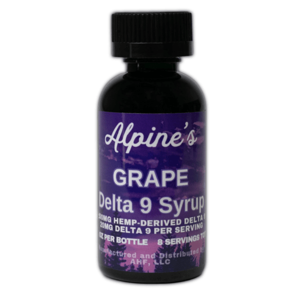Alpine's Delta 9 Syrups 200mg THC - All Flavors - sold by Green Treez Company