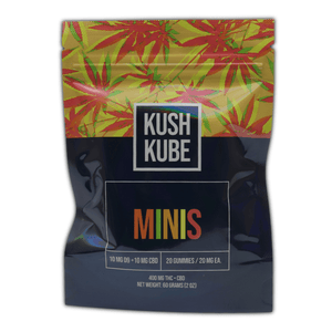 Assorted Kush Kube Minis 400mg THC CBD 20pk - sold by Green Treez Company