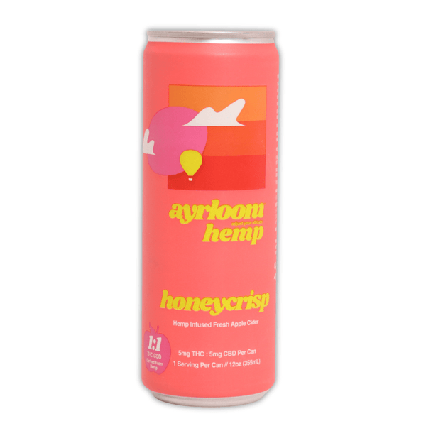 Ayrloom Apple Cider and Vanilla Soda 10mg THC CBD Beverages - sold by Green Treez Company