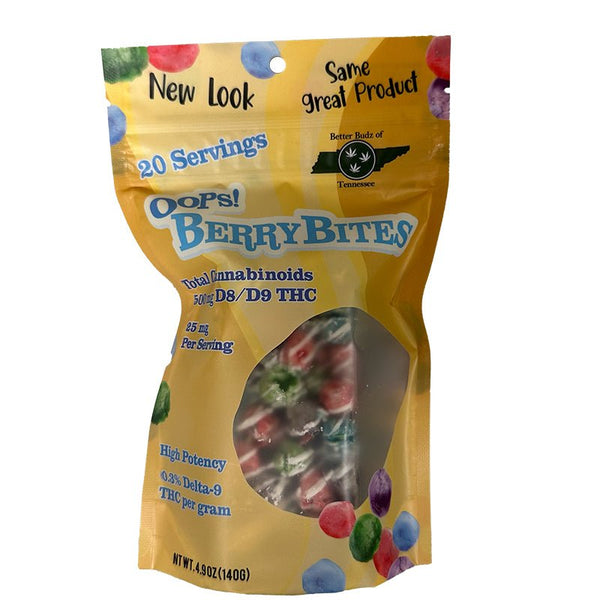 Berry Bites Cereal Bar Delta 9 Delta 8 THC - sold by Green Treez Company