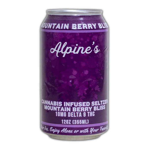 Berry Bliss Seltzer 10mg THC Alpine's - sold by Green Treez Company