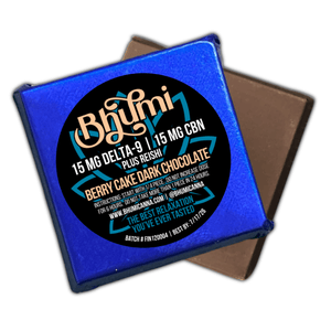 Berry Cake Dark Chocolate 30mg THC CBN Reishi - sold by Green Treez Company