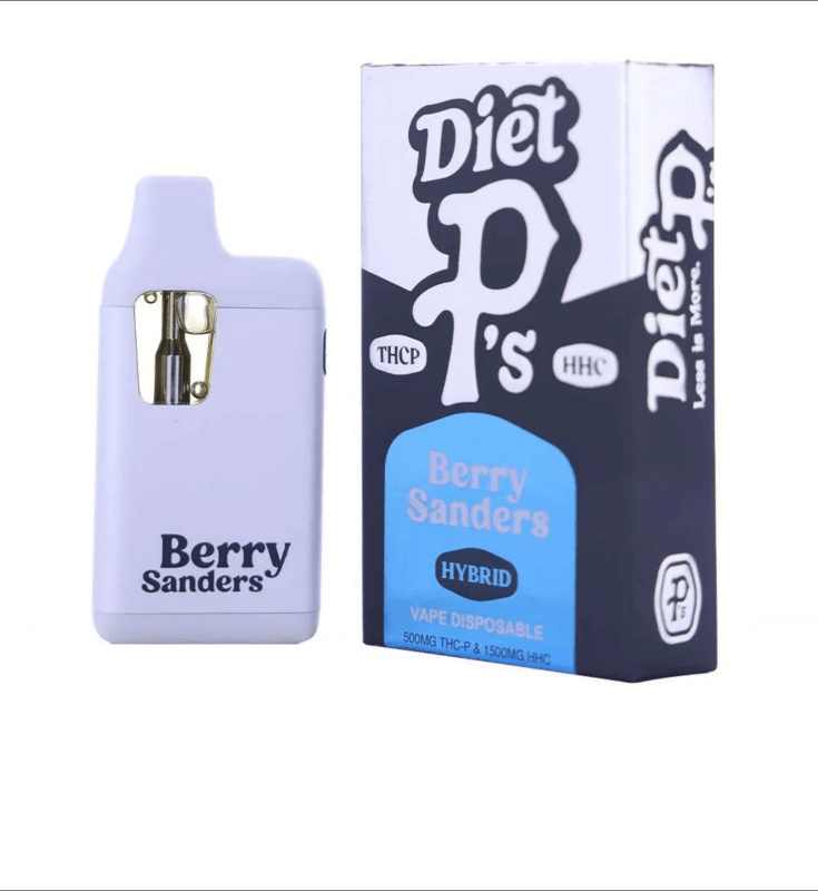 Diet P's Berry Sanders Disposable | 2 gram | THCp HHC Green Treez Company Diet P's Berry Sanders Disposable | 2 gram | THCp HHC Green Treez Company