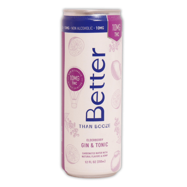 Better Than Booze Gin & Tonic 10mg Delta 9 THC - sold by Green Treez Company