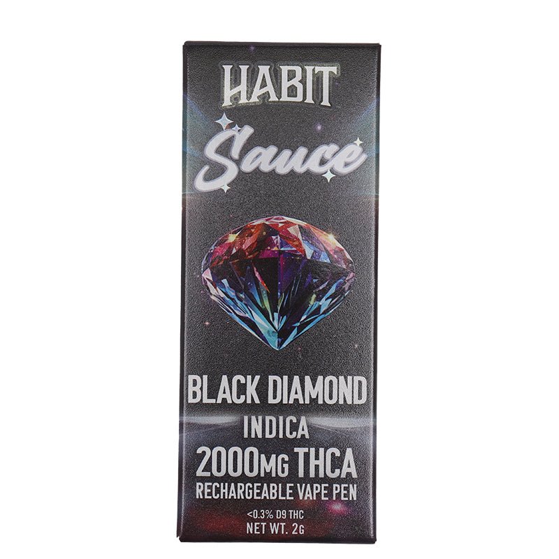 Habit Hemp Black Diamond Disposable | 2 grams | THCa Live Resin Green Treez Company Habit Hemp Black Diamond Disposable | 2 grams | THCa Live Resin Green Treez Company