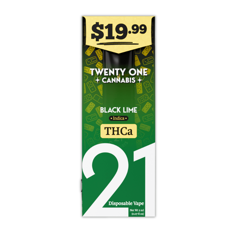 Thcp+thca Disposable Vape Twenty One Black Lime Disposable | 1 gram Dimo Hemp-Super Thcp+thca Disposable Vape Twenty One Black Lime Disposable | 1 gram Dimo Hemp-Super