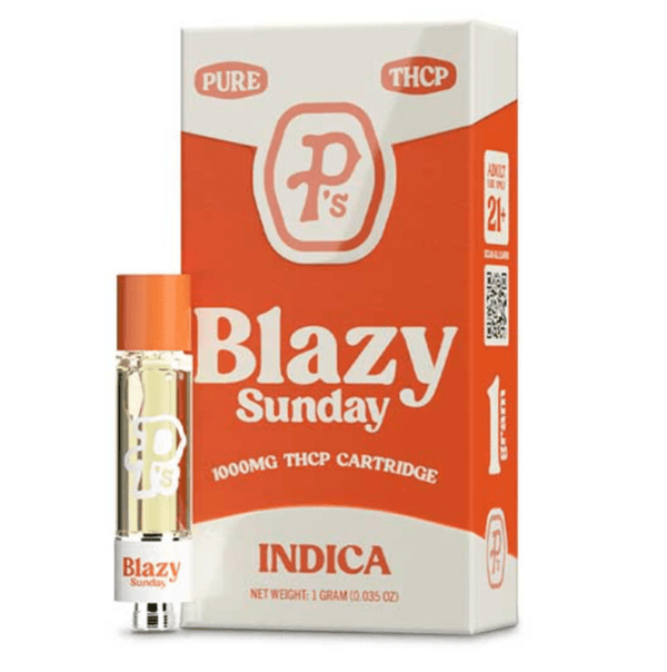 Blazy Sunday Cartridge 1g THCp Pure P's - sold by Green Treez Company