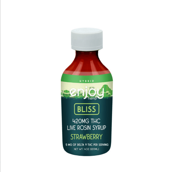 Bliss Strawberry Syrup Delta 9 THC 420mg - sold by Green Treez Company