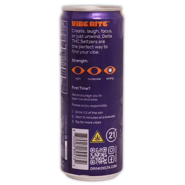 Blood Orange Seltzer 30mg THC CBD - sold by Green Treez Company