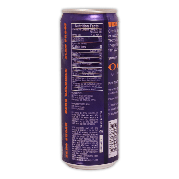 Blood Orange Seltzer 30mg THC CBD - sold by Green Treez Company