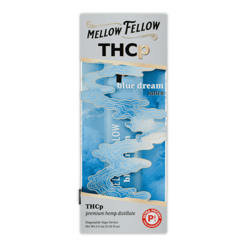 Mellow Fellow Blue Dream Disposable | .5 gram | THCp Green Treez Company Mellow Fellow Blue Dream Disposable | .5 gram | THCp Green Treez Company