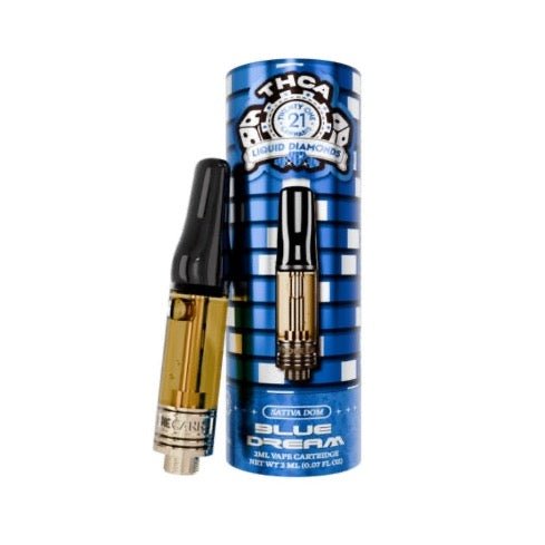 Twenty One Cannabis Blue Dream Live Resin Cartridge | 2 grams | THCa Green Treez Company Twenty One Cannabis Blue Dream Live Resin Cartridge | 2 grams | THCa Green Treez Company