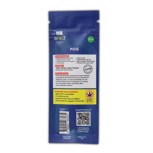 Blue Lotus PreRolls 2x 1.5g - Blue Infinity All Flavors - sold by Green Treez Company