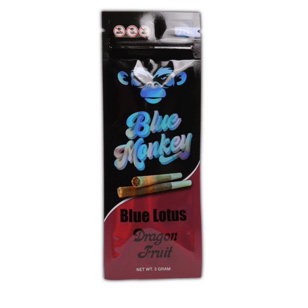 Blue Monkey Dragon Fruit Blue Lotus Prerolls - sold by Green Treez Company