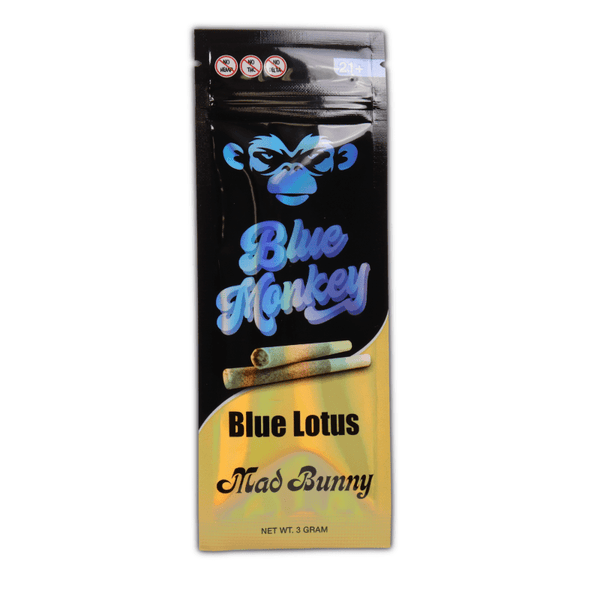 Blue Monkey Mad Bunny Blue Lotus pre-rolls - sold by Green Treez Company
