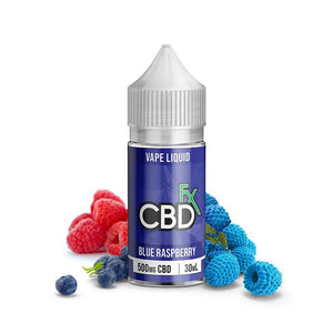 Blue Raspberry Vape Juice Broad Spectrum CBD 500mg - sold by Green Treez Company