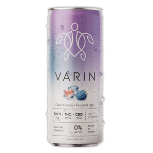 Blue Razz Bombsicle Seltzer 50mg THC THCv CBD - sold by Green Treez Company