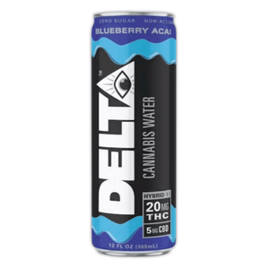 Blueberry Açaí Cannabis Water 25mg Delta 9 THC CBD - sold by Green Treez Company