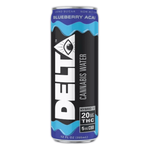 Blueberry Açaí Cannabis Water 25mg Delta 9 THC CBD - sold by Green Treez Company