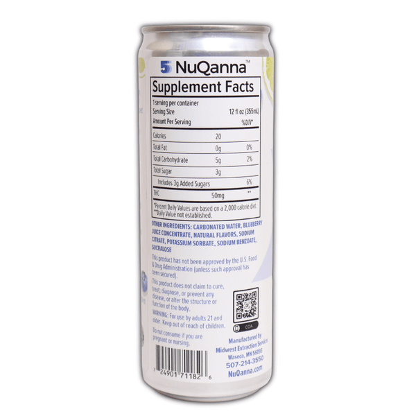 Blueberry Lemonade Cooler 50mg Delta 9 THC - sold by Green Treez Company