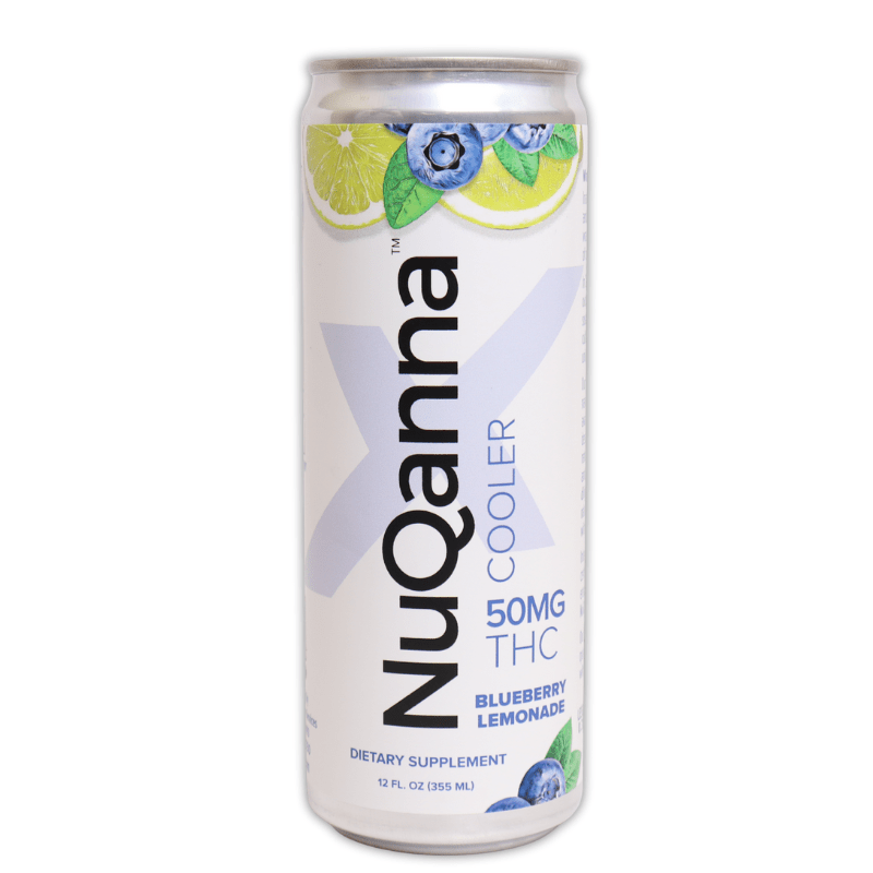 NuQanna Blueberry Lemonade | 50mg | Delta 9 THC Beverage Drink NuQanna Blueberry Lemonade | 50mg | Delta 9 THC Beverage Drink