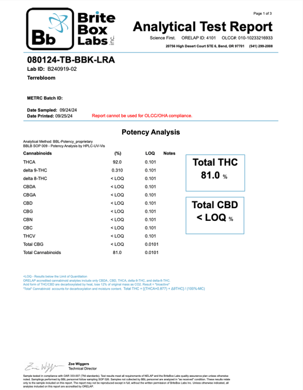 Blueberry Muffin Kush Liquid Diamonds Disposable 2g THCa - sold by Green Treez Company