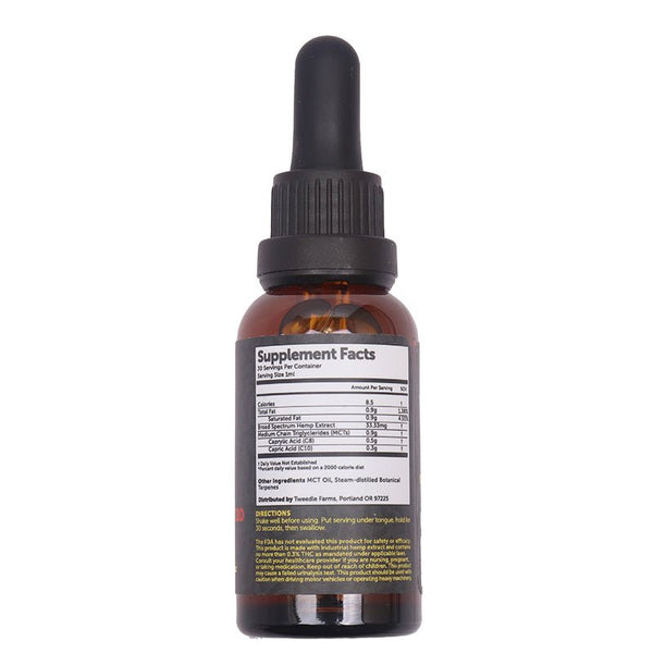 Broad Spectrum CBD Oil 1000mg Tincture - sold by Green Treez Company