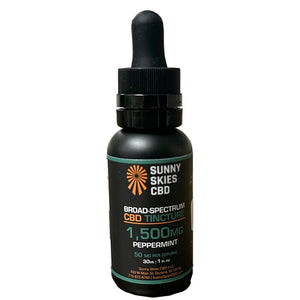 Broad Spectrum CBD Oil 1500mg Peppermint - sold by Green Treez Company