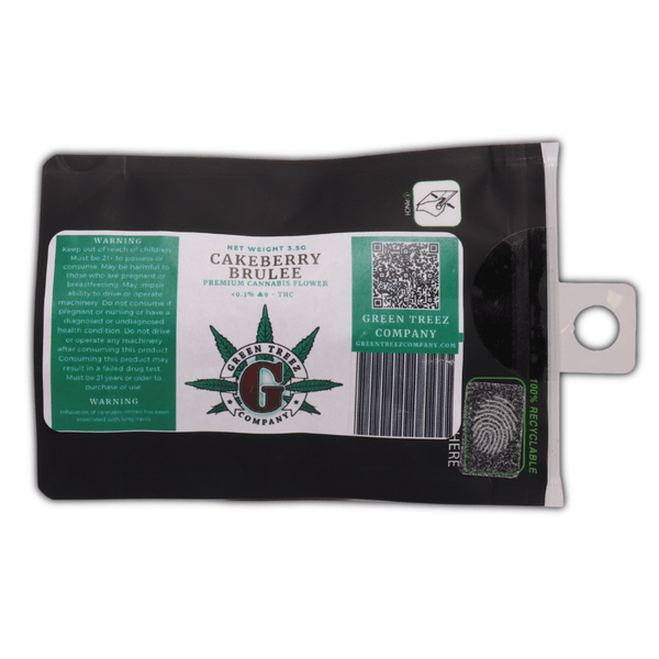 Cakeberry Brûlée Premium Hemp Flower 3.5g - sold by Green Treez Company