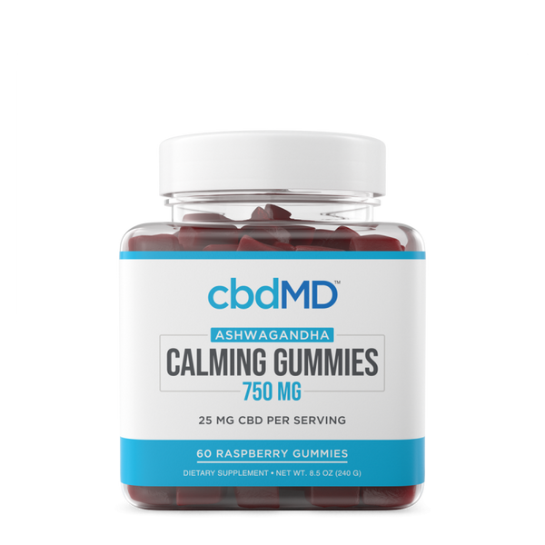Calming Gummies Ashwagandha Broad Spectrum CBD 750mg - sold by Green Treez Company