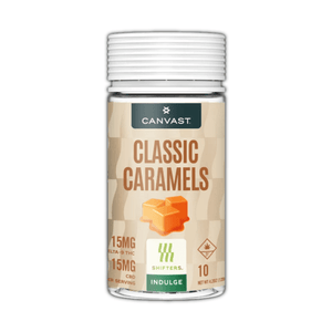 Canvast Caramels 15mgTHC 15mgCBD - sold by Green Treez Company