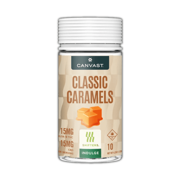 Canvast Caramels 15mgTHC 15mgCBD - sold by Green Treez Company