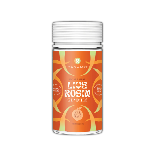 Canvast Live Rosin Gummies 1:1 300mg total