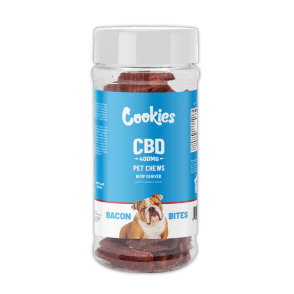 CBD Dog Pet Chews Bacon Bites 400mg - sold by Green Treez Company