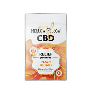 CBD Peach Relief Gummies 50mg 2pk - sold by Green Treez Company