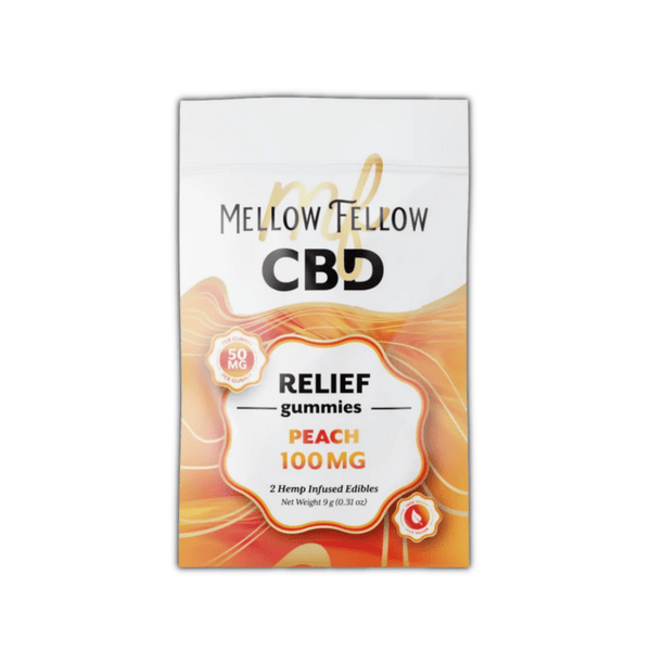 CBD Peach Relief Gummies 50mg 2pk - sold by Green Treez Company