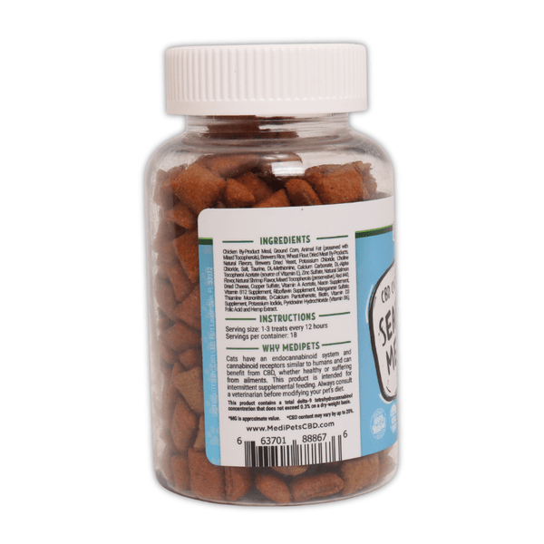 CBD Treats for Cats Seafood Medley 300mg - sold by Green Treez Company