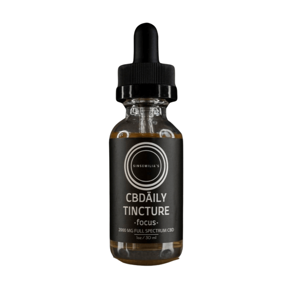 CBDaily Oil Tincture Focus 2000mg Full Spectrum CBD - sold by Green Treez Company