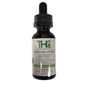 CBG CBD Oil Tincture Natural Flavor 1500mg - sold by Green Treez Company