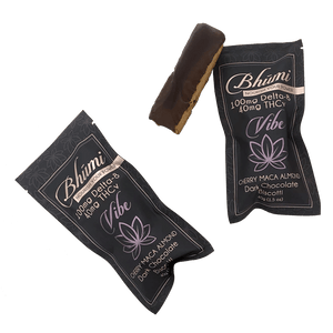 Cherry Maca Almond Dark Chocolate Biscotti 140mg Delta 8 THCv - sold by Green Treez Company