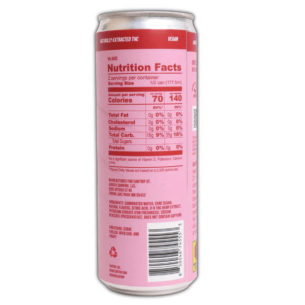 Cherry Slush THC Infused Soda 30mg Delta 9 THC - sold by Green Treez Company